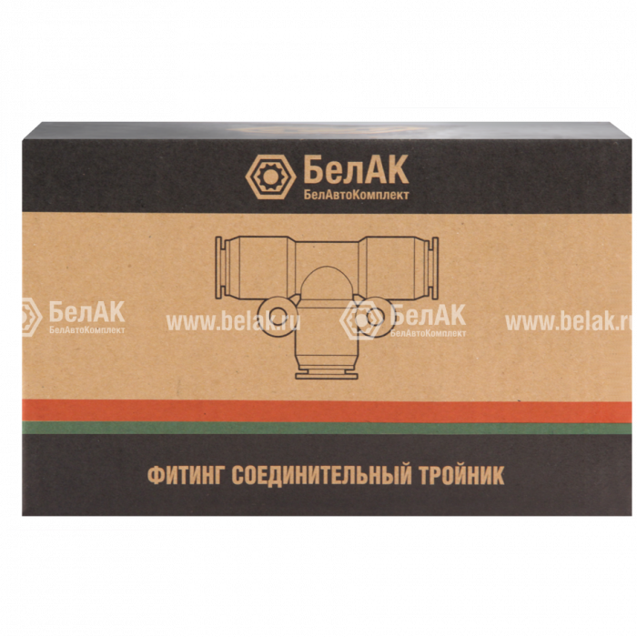 Фитинг тройник пластиковый 4 мм БАК.90304 "БелАК"