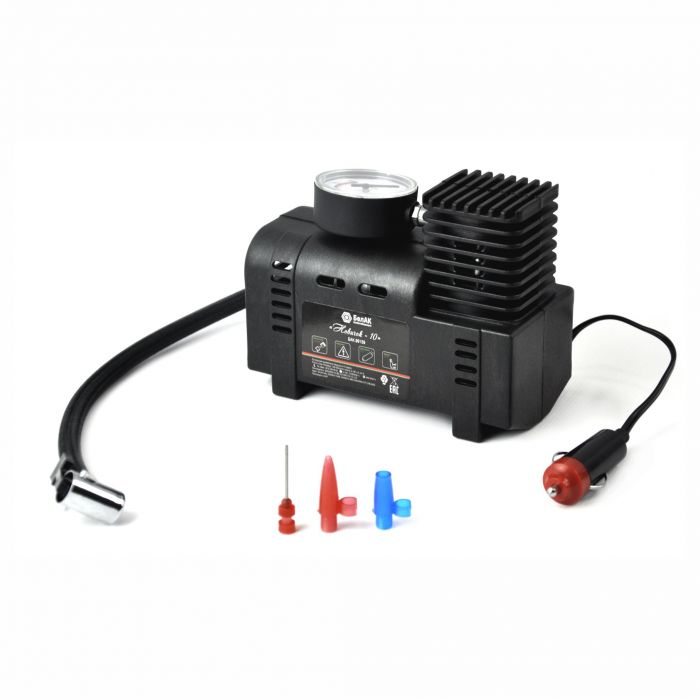 Компрессор для накачки шин БелАК "Новичок - 10" 12V, 18 л/ мин